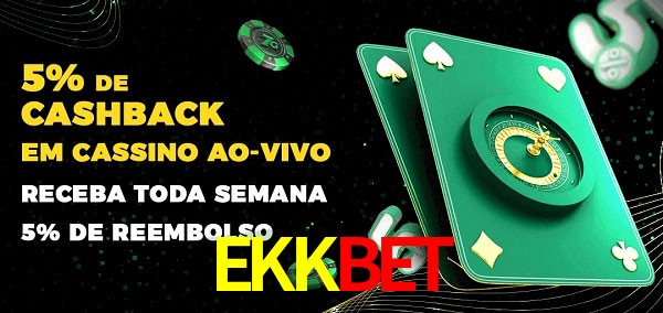 Promoções do cassino ao Vivo EKKbet